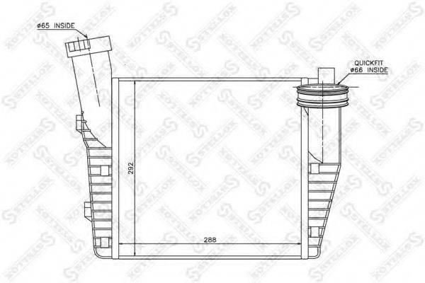 STELLOX 1040083SX Интеркулер