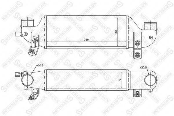 STELLOX 1040084SX Интеркулер