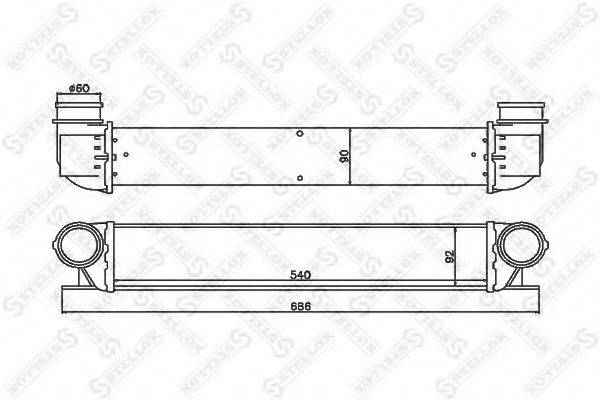 STELLOX 1040117SX Интеркулер