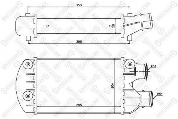 STELLOX 1040122SX Интеркулер