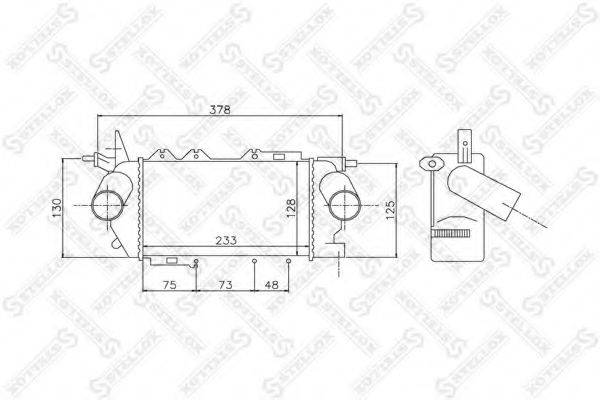 STELLOX 1040142SX Интеркулер