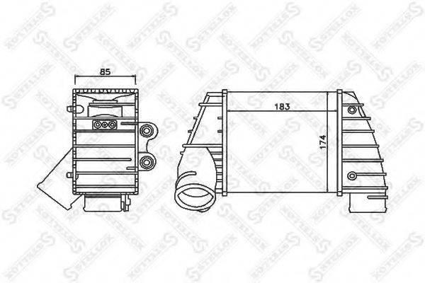 STELLOX 1040164SX Интеркулер