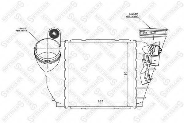 STELLOX 1040165SX Интеркулер