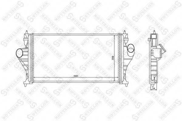 STELLOX 1040170SX Интеркулер