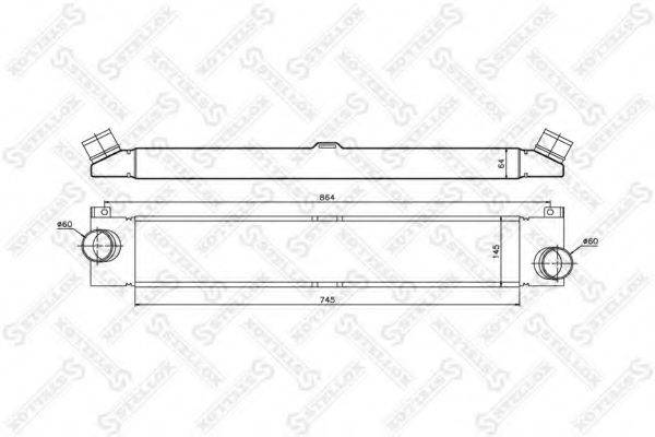 STELLOX 1040174SX Интеркулер