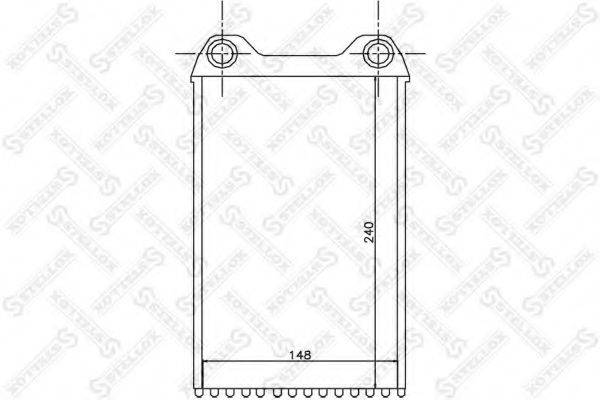 STELLOX 1035152SX Теплообменник, отопление салона