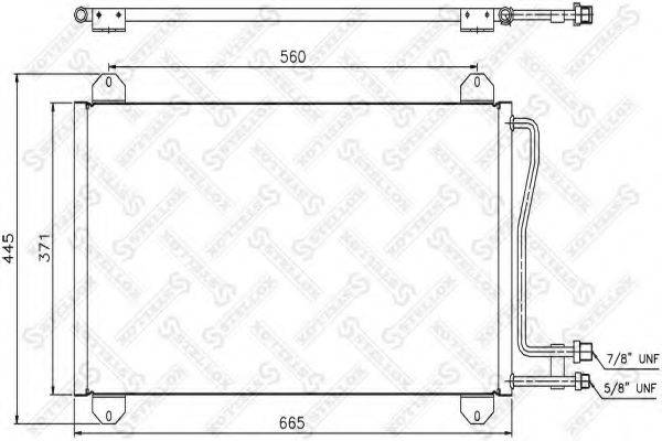 STELLOX 1045059SX Конденсатор, кондиционер