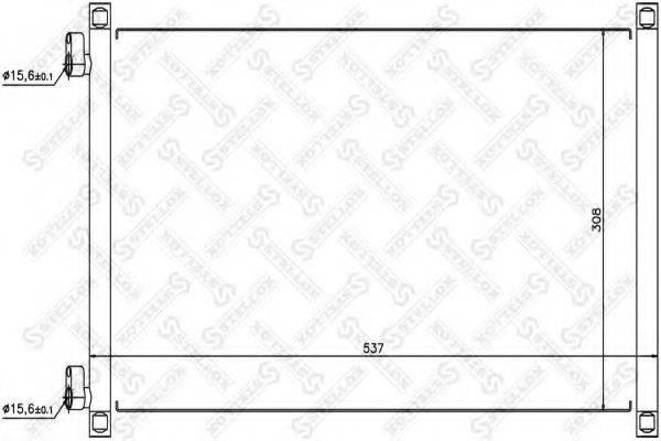 STELLOX 1045091SX Конденсатор, кондиционер