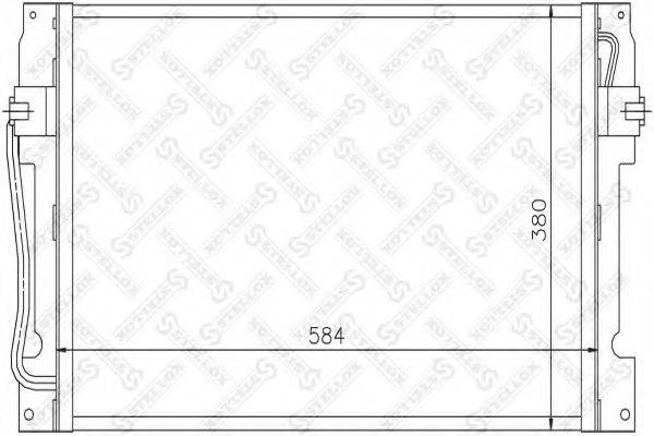 STELLOX 1045168SX Конденсатор, кондиционер