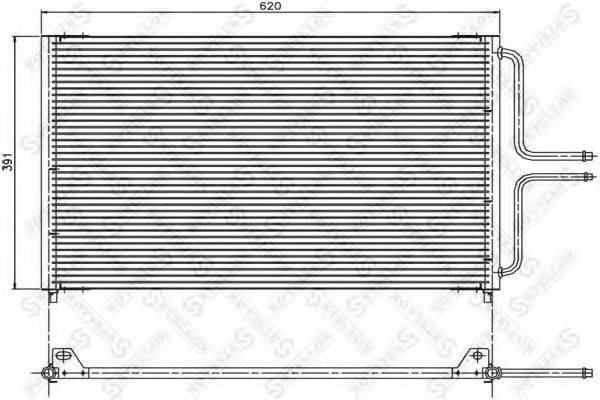 STELLOX 1045200SX Конденсатор, кондиционер