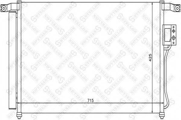 STELLOX 1045203SX Конденсатор, кондиционер