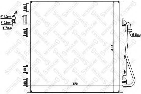 STELLOX 1045211SX Конденсатор, кондиционер