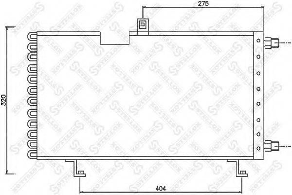 STELLOX 1045234SX Конденсатор, кондиционер