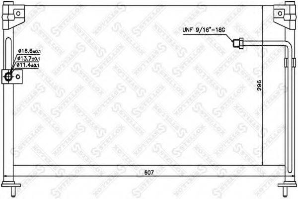 STELLOX 1045313SX Конденсатор, кондиционер