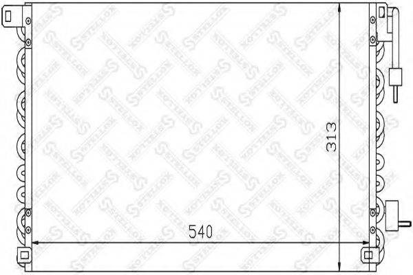 STELLOX 1045497SX Конденсатор, кондиционер