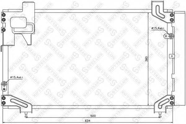 STELLOX 1045570SX Конденсатор, кондиционер