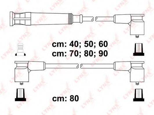 LYNXAUTO SPC1409 Комплект проводов зажигания