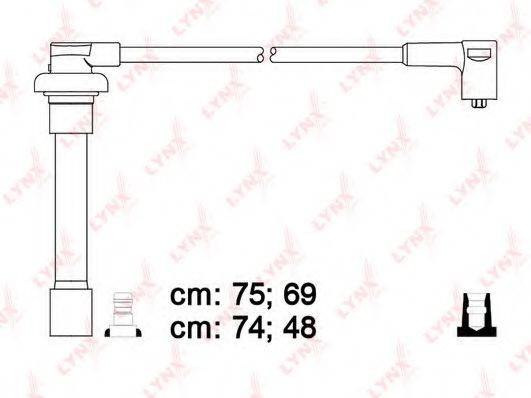 LYNXAUTO SPC3407 Комплект проводов зажигания