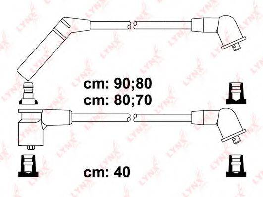 LYNXAUTO SPC5509 Комплект проводов зажигания