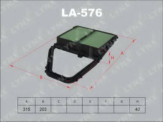 LYNXAUTO LA576 Воздушный фильтр