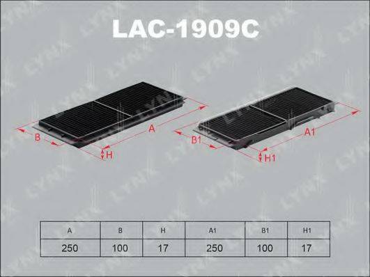 LYNXAUTO LAC1909C Фильтр, воздух во внутренном пространстве