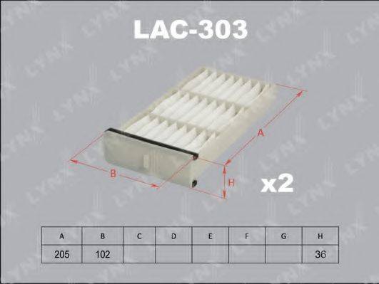LYNXAUTO LAC303 Фильтр, воздух во внутренном пространстве