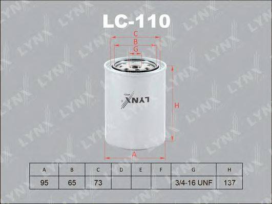 LYNXAUTO LC110 Масляный фильтр