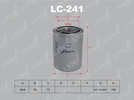 LYNXAUTO LC241 Масляный фильтр