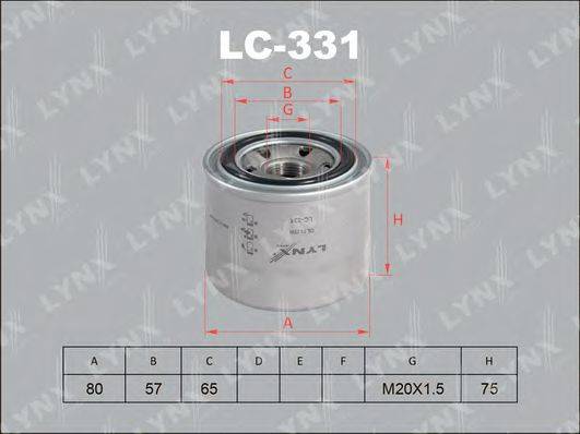 LYNXAUTO LC331 Масляный фильтр