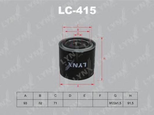 LYNXAUTO LC415 Масляный фильтр
