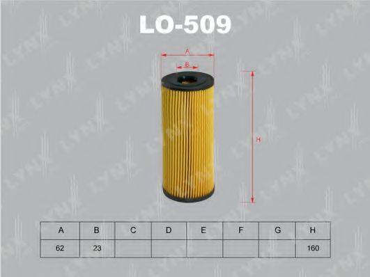 LYNXAUTO LO509 Масляный фильтр