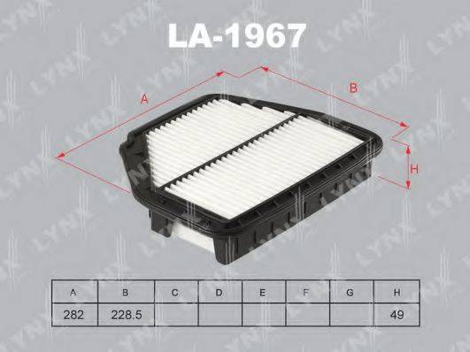 LYNXAUTO LA1967 Воздушный фильтр