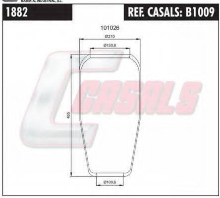 CASALS B1009 Кожух пневматической рессоры