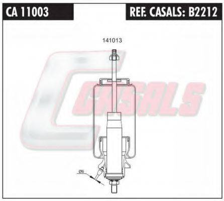 CASALS B2212 Гаситель, крепление кабины