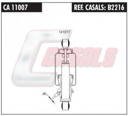 CASALS B2216 Гаситель, крепление кабины