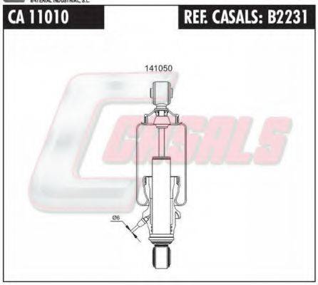 CASALS B2231 Гаситель, крепление кабины