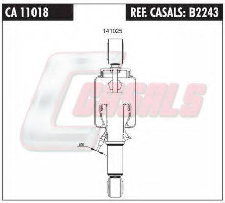 CASALS B2243 Гаситель, крепление кабины