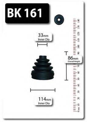 SHAFTEC BK161 Комплект пылника, приводной вал