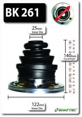 SHAFTEC BK261 Комплект пылника, приводной вал