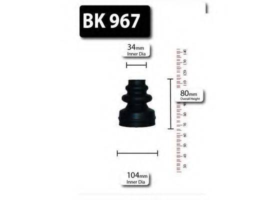 SHAFTEC BK967 Комплект пылника, приводной вал