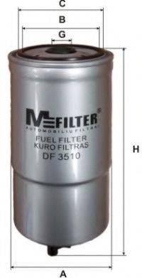 MFILTER DF3510 Топливный фильтр