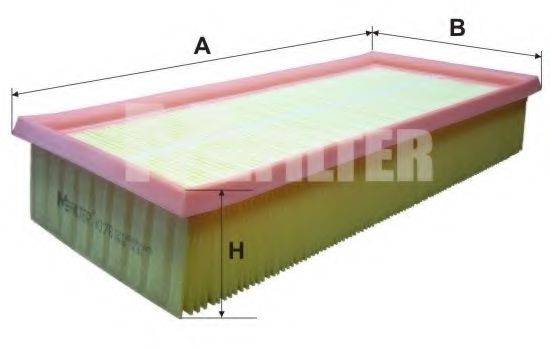 MFILTER K178 Воздушный фильтр