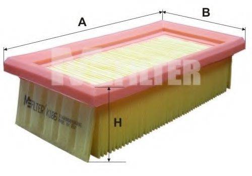 MFILTER K186 Воздушный фильтр