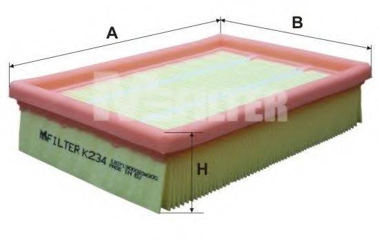 MFILTER K234 Воздушный фильтр