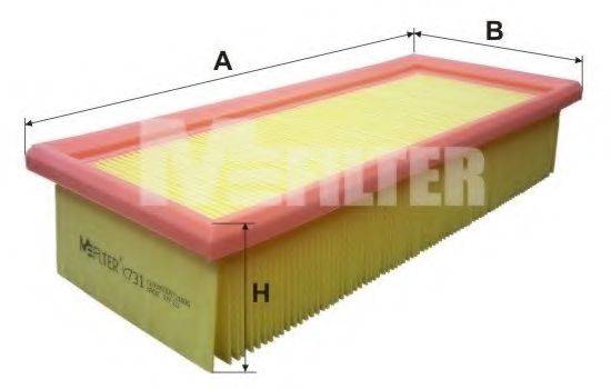 MFILTER K731 Воздушный фильтр