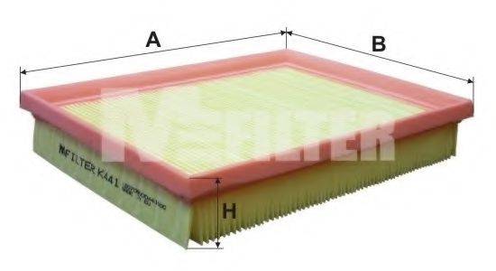 MFILTER K441 Воздушный фильтр