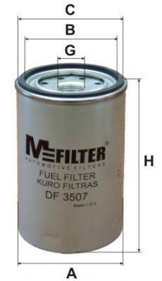 MFILTER DF3507 Топливный фильтр