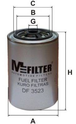 MFILTER DF3523 Топливный фильтр