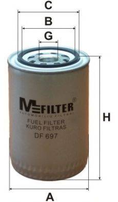 MFILTER DF697 Топливный фильтр