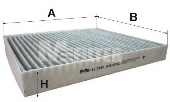 MFILTER K9103C Фильтр, воздух во внутренном пространстве